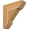 Ekena Millwork Traditional Slat Rough Sawn Bracket, Western Red Cedar, 4"W x 14"D x 14"H BKT04X14X14TRA06RWR - alternate 1